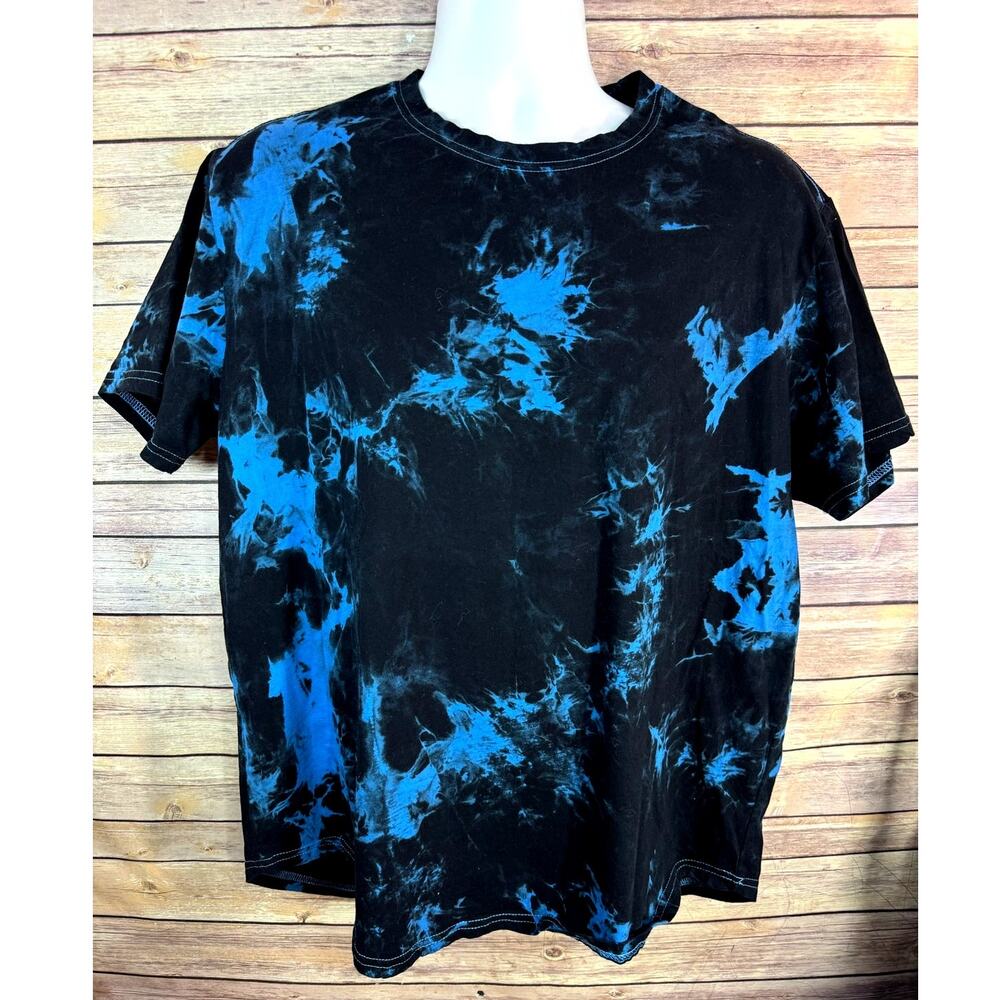 Kliegou Blue Black Shirt Size 2XL Short Sleeve
